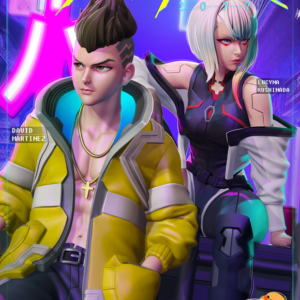Lucy x David - Cyberpunk: Edgerunners - miniatura 2