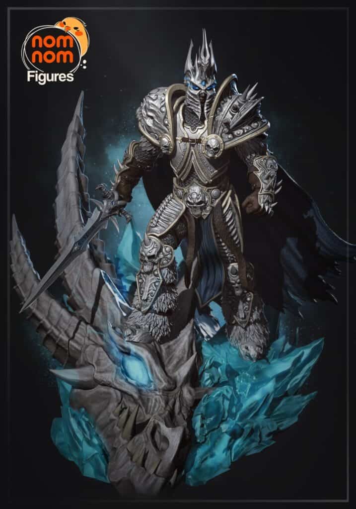 Arthas - World of Warcraft - figurka 3D Drukarnia Marzeń