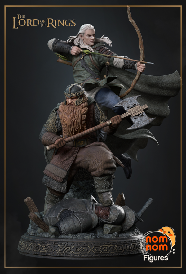 Gimli i Legolas - Lord of the Rings
