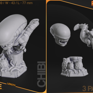 Chibi Xenomorph - Alien - miniatura 3