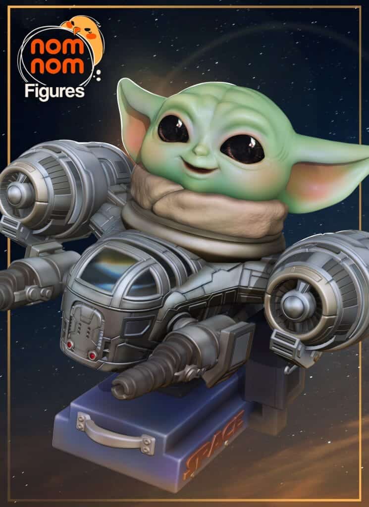Grogu - Mandalorian - figurka 3D Drukarnia Marzeń