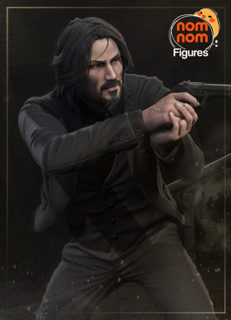John Wick - figurka 3D Drukarnia Marzeń