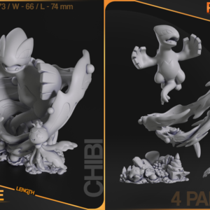 Chibi Lugia - Pokemon - miniatura 4