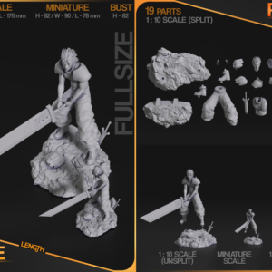 Zack Fair - Final Fantasy VII - miniatura 4