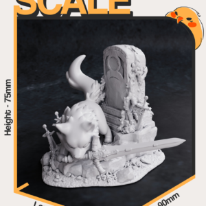 Chibi Great Grey Wolf Sif - Dark Souls - miniatura 6