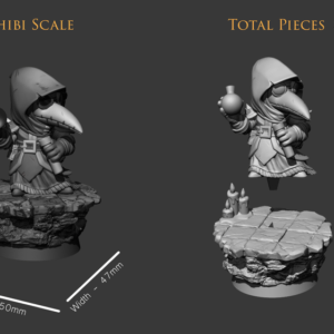Chibi Plague Doctor - Darkest Dungeon - miniatura 8