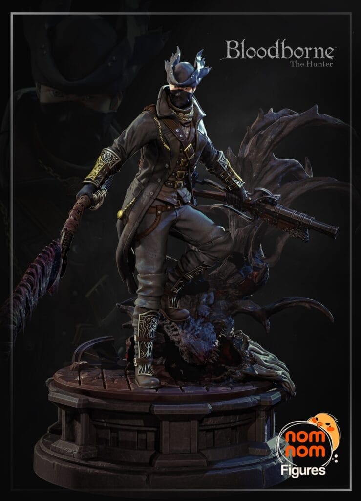 The Hunter - Bloodborne - figurka 3D Drukarnia Marzeń