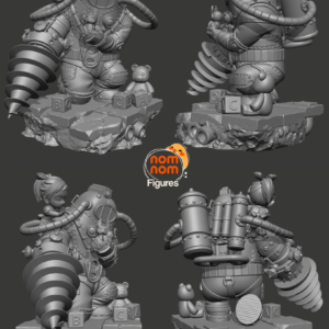 Chibi Big Daddy & Little Sister - Bioshock - miniatura 11