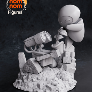 Chibi Wall-e & Eve - miniatura 3