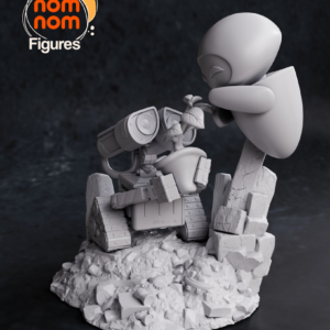 Chibi Wall-e & Eve - miniatura 2