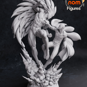 Saitama vs Boros - One Punch Man - miniatura 2