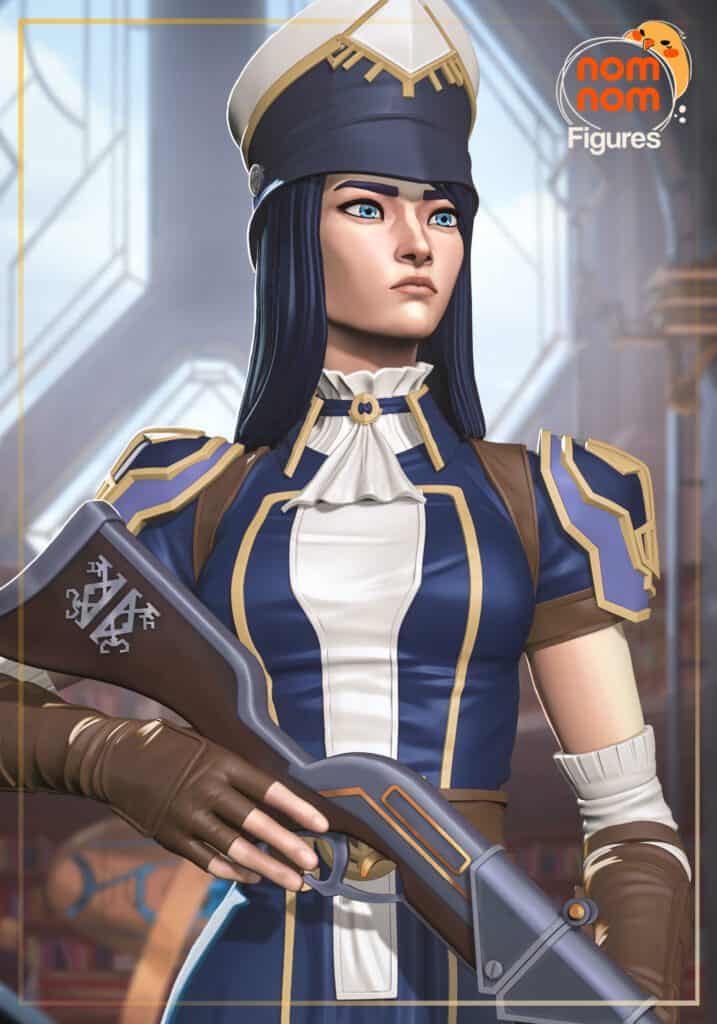 Caitlyn - Arcane - figurka 3D Drukarnia Marzeń