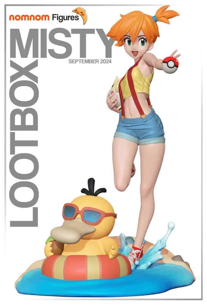 Misty - Pokemon - figurka 3D Drukarnia Marzeń