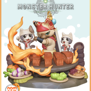 Chibi Meowscular Chef – Monster Hunter
