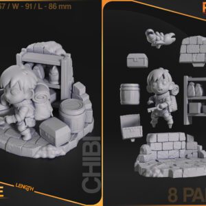 Chibi Chilchuck - Dungeon Meshi - miniatura 6