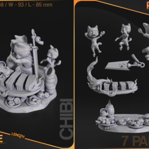 Chibi Meowscular Chef - Monster Hunter - miniatura 4