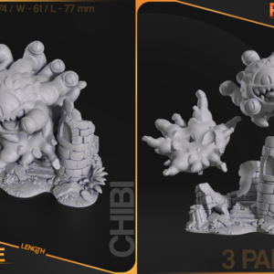 Chibi Beholder - Dungeons & Dragons - miniatura 4