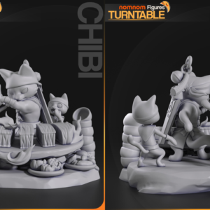 Chibi Meowscular Chef - Monster Hunter - miniatura 2
