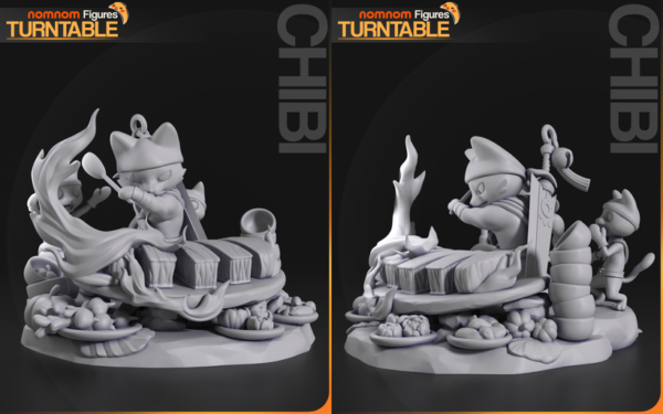 Chibi Meowscular Chef - Monster Hunter - obrazek 3