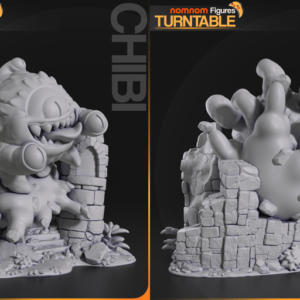 Chibi Beholder - Dungeons & Dragons - miniatura 3