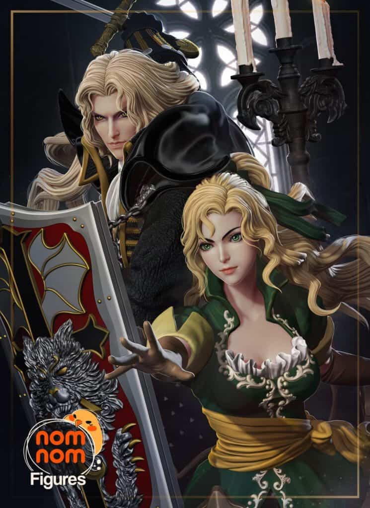 Alucard & Maria - Castlevania Symphony of the Night - figurka 3D Drukarnia Marzeń