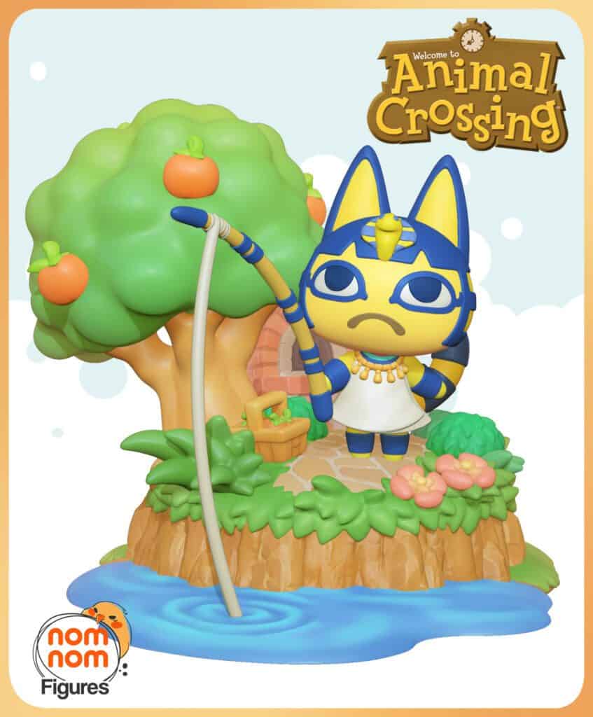 Chibi Ankha - Animal Crossing - figurka 3D Drukarnia Marzeń