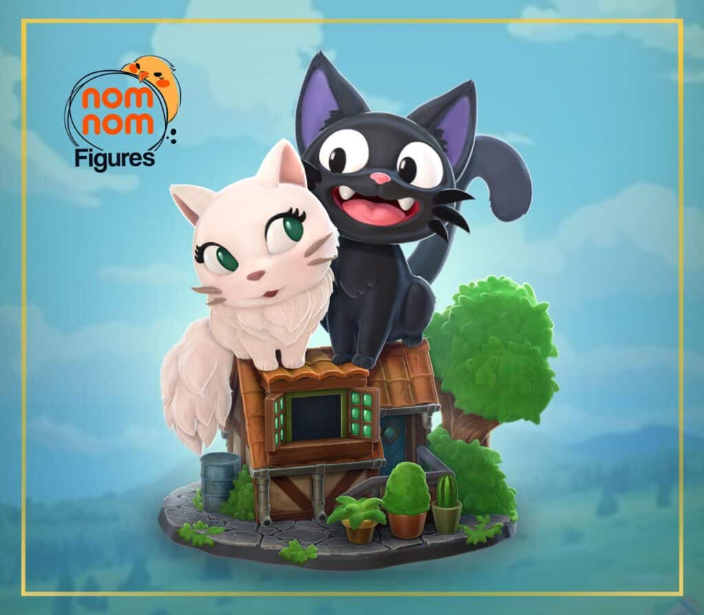 Chibi Jiji - Kikis Delivery Service - figurka 3D Drukarnia Marzeń