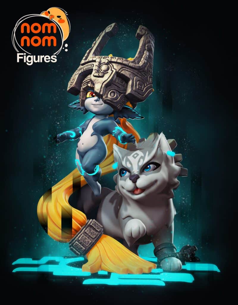 Chibi Midna - Legend of Zelda - figurka 3D Drukarnia Marzeń