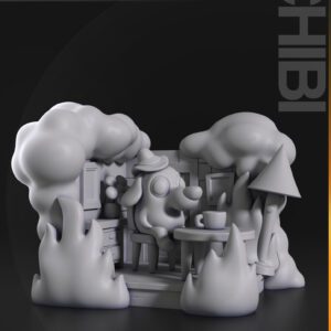 Chibi This is Fine Meme - miniatura 5