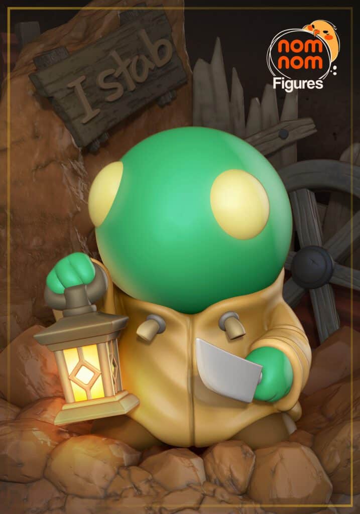 Chibi Tonberry - Final Fantasy - figurka 3D Drukarnia Marzeń