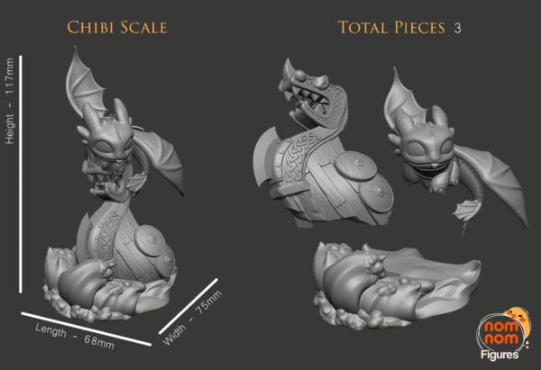Chibi Toothless - How to Train Your Dragon - obrazek 3