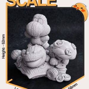 Chibi Yoshi - Yoshis Woolly World - miniatura 6