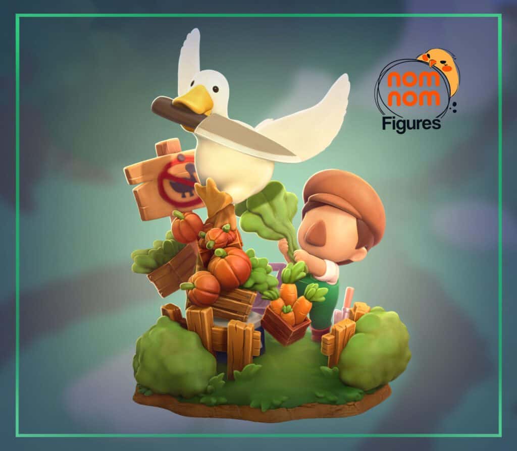 Chibi Gęś (Goose) - Untitled - figurka 3D Drukarnia Marzeń