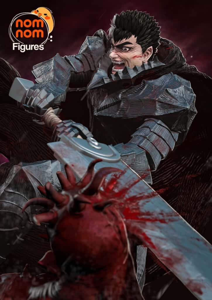 Guts - Berserk - figurka 3D Drukarnia Marzeń
