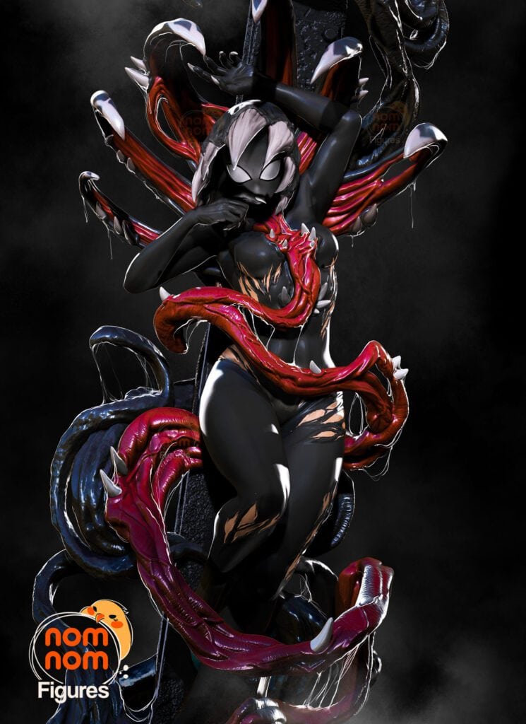 Gwenom - Spiderman - figurka 3D Drukarnia Marzeń