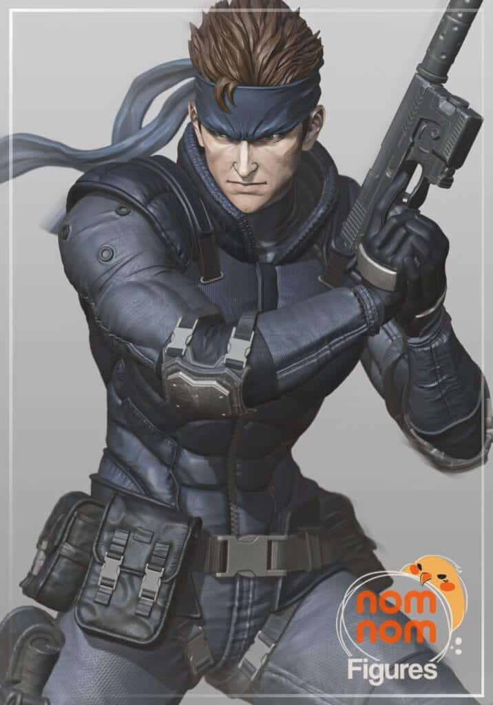 Solid Snake - Metal Gear Solid - figurka 3D Drukarnia Marzeń