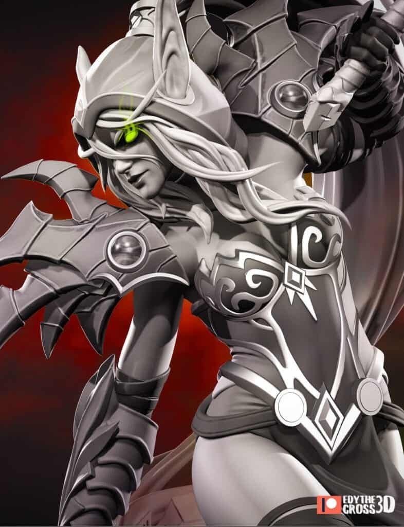 Valeera Sanguinar - World of Warcraft - figurka 3D Drukarnia Marzeń