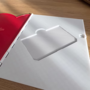 Pudełko na Voucher Kartę Podarunkową Walentynki Serce - miniatura 2