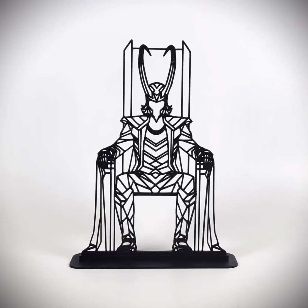 Figurka geometryczna Loki - figurka 3D Drukarnia Marzeń