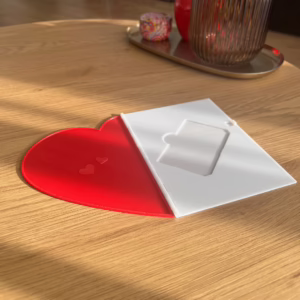 Pudełko na Voucher Kartę Podarunkową Walentynki Serce - miniatura 3