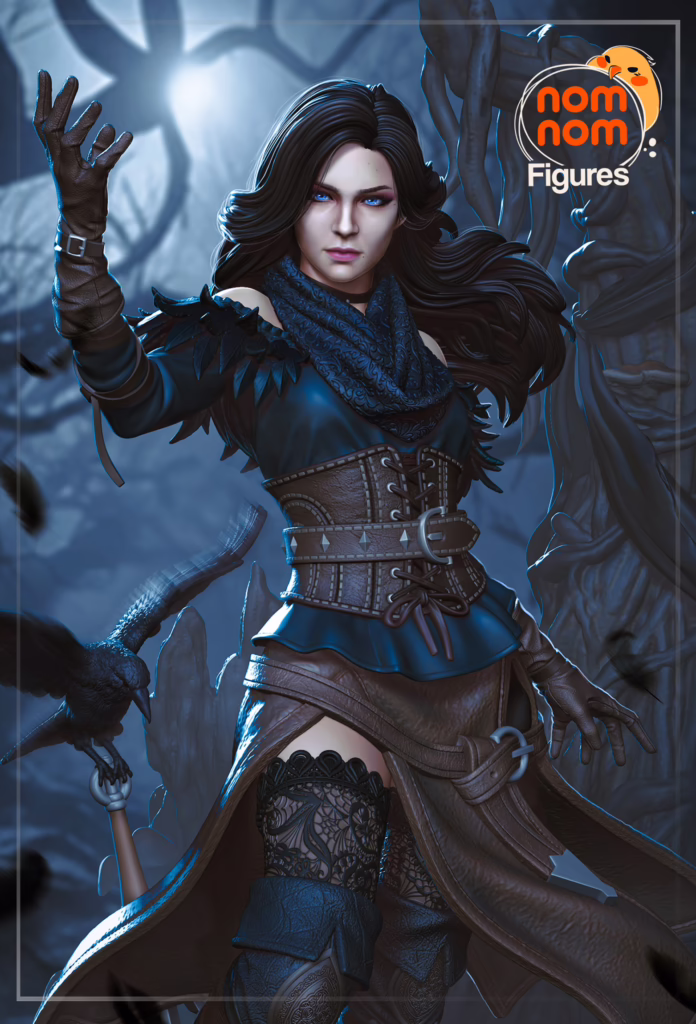 Yennefer - Wiedźmin - figurka 3D Drukarnia Marzeń