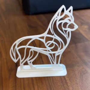 Figurka geometryczna Husky - miniatura 2