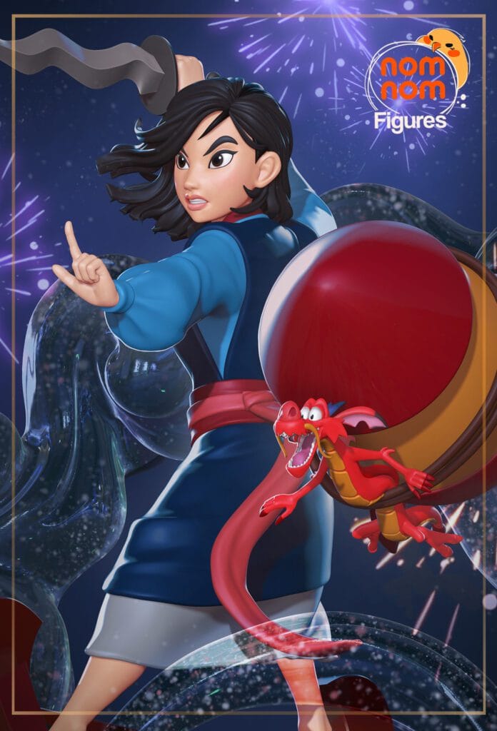 Mulan - figurka 3D Drukarnia Marzeń