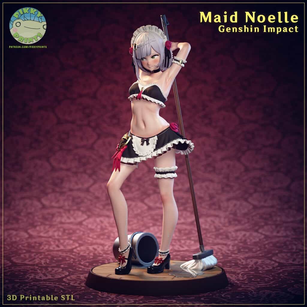 Noelle - Genshin Impact - figurka 3D Drukarnia Marzeń