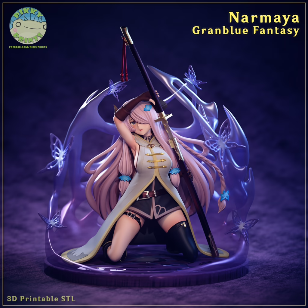 Narmaya - Granblue Fantasy - figurka 3D Drukarnia Marzeń
