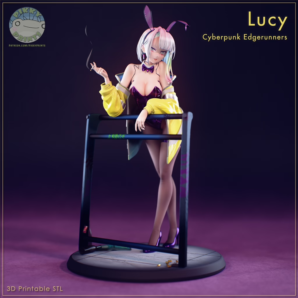 Lucy - Cyberpunk: Edgerunners - figurka 3D Drukarnia Marzeń