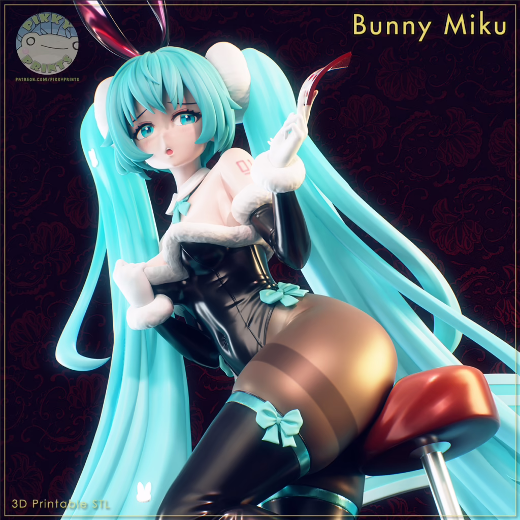 Bunny Miku - figurka 3D Drukarnia Marzeń