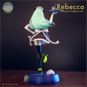 Maid Rebecca - Cyberpunk: Edgerunners - miniatura 5
