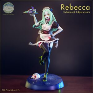 Maid Rebecca - Cyberpunk: Edgerunners - miniatura 2
