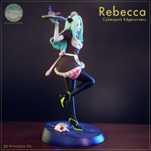 Maid Rebecca - Cyberpunk: Edgerunners - miniatura 3